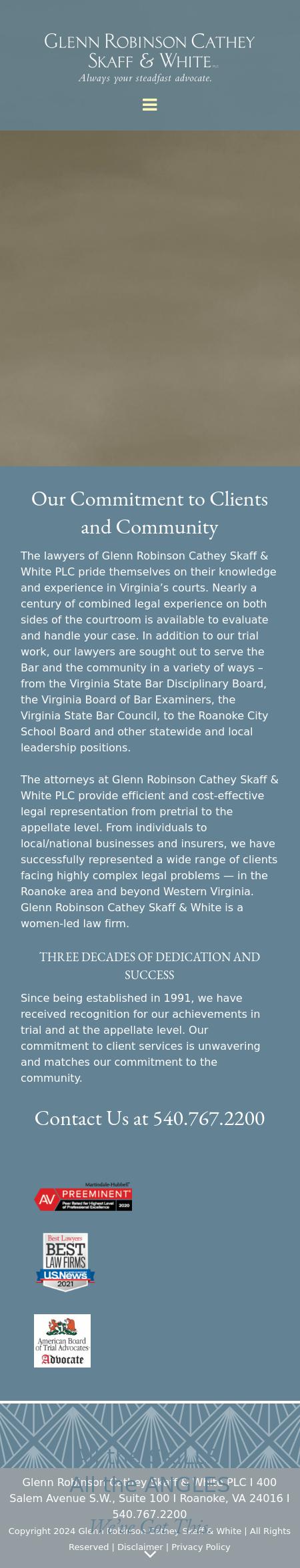 Glenn Robinson & Cathey PLC - Roanoke VA Lawyers