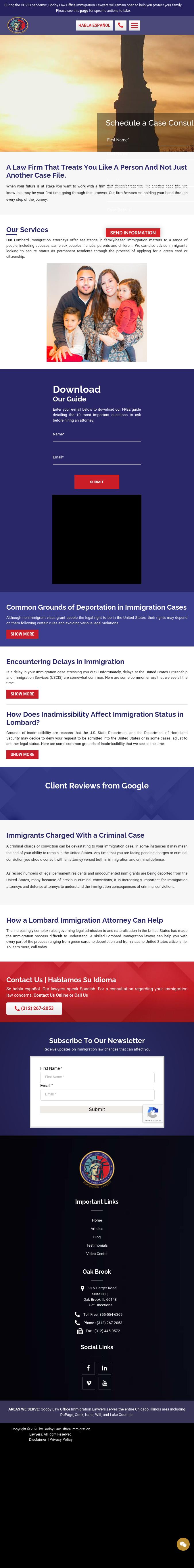 Godoy Law Office - Oak Brook IL Lawyers
