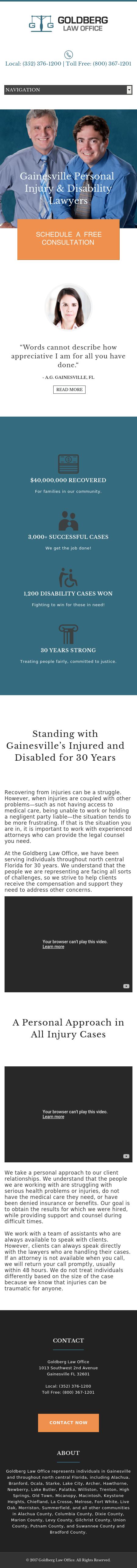 Goldberg Law Office - Gainesville FL Lawyers