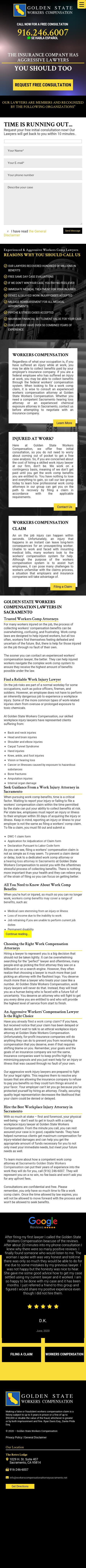 Golden State Workers Compensation Attorneys_Sacramento - Sacramento CA Lawyers
