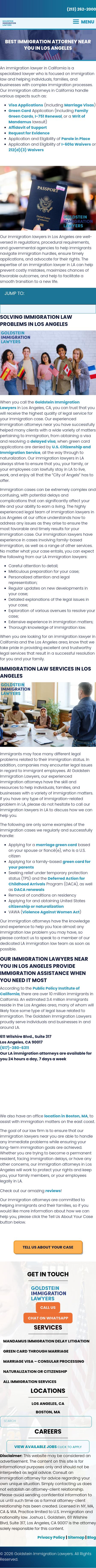 Goldstein Immigration Lawyers - Los Angeles CA Lawyers