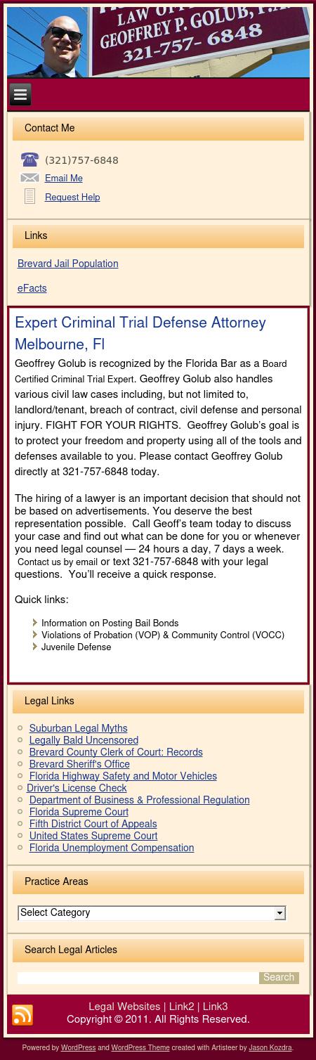 Golub Jeoffrey P PA - Melbourne FL Lawyers