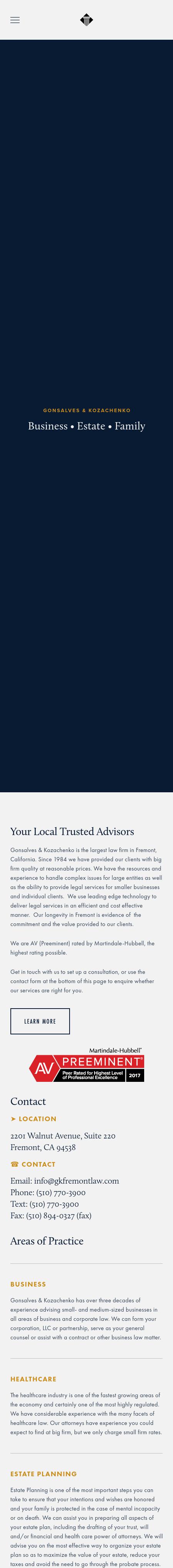 Gonsalves & Kozachenko Law Offices - Fremont CA Lawyers