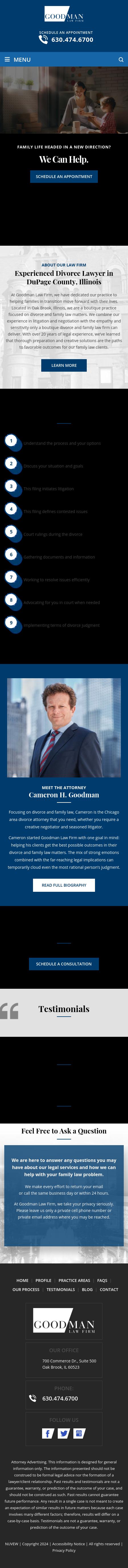 Goodman Law Firm - Oak Brook IL Lawyers