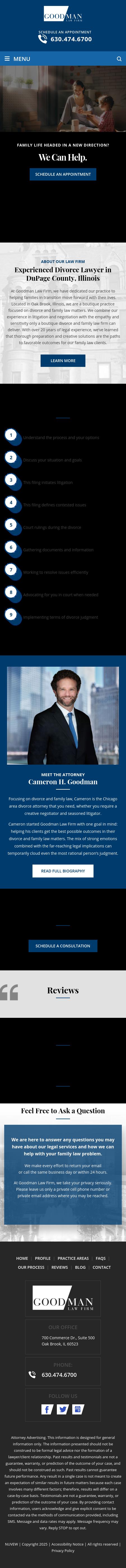 Goodman Law Firm - Oak Brook IL Lawyers