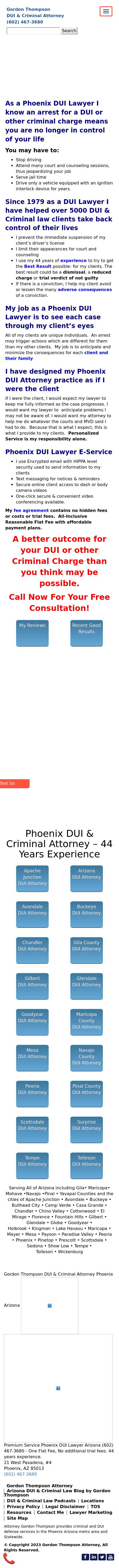 Gordon Thompson Attorney - Phoenix AZ Lawyers
