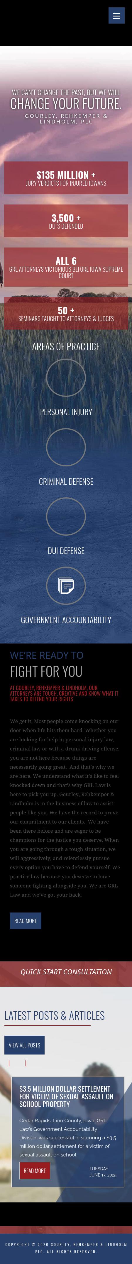 Gourley Rehkemper And Lindholm Plc - Des Moines IA Lawyers