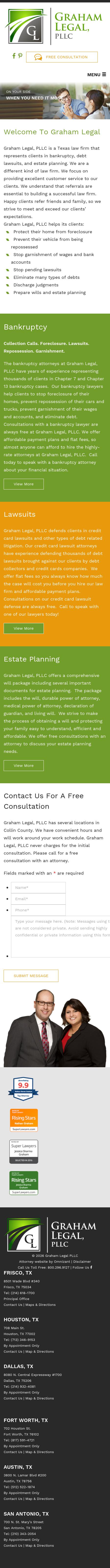 Graham Legal, PLLC - Frisco TX Lawyers
