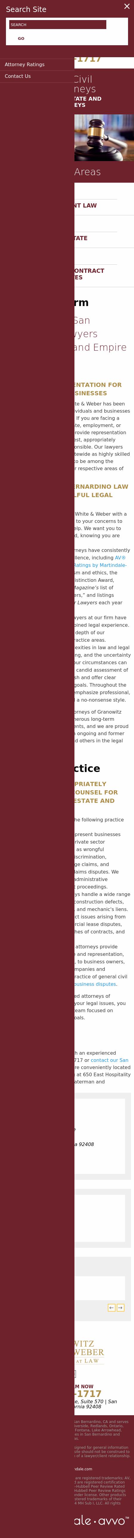 Granowitz White & Weber Attorneys at Law - San Bernardino CA Lawyers