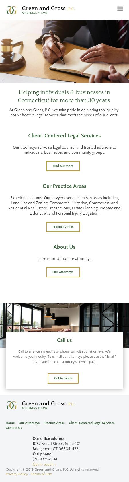 Green and Gross PC - Bridgeport CT Lawyers