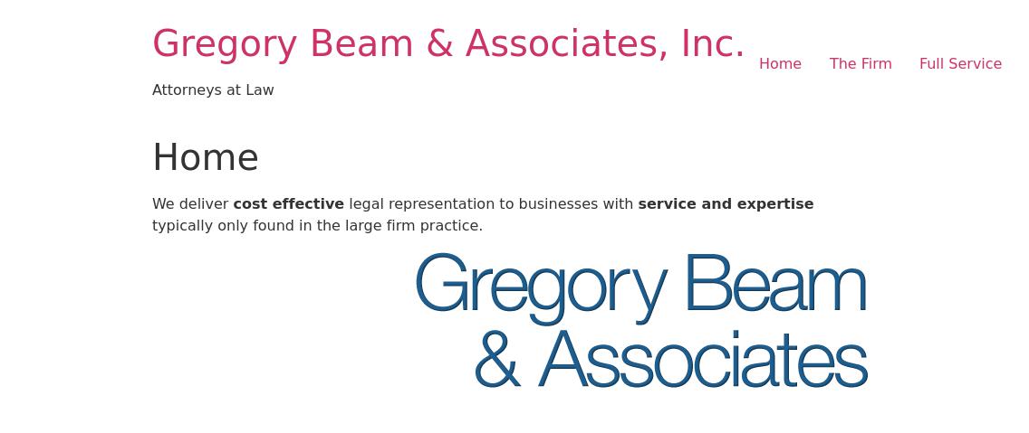 Gregory Beam & Associates, Inc. - Laguna Hills CA Lawyers