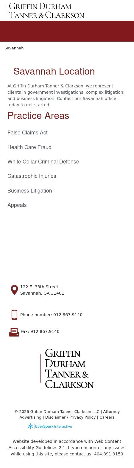 Griffin Durham Tanner Clarkson LLC - Savannah GA Lawyers