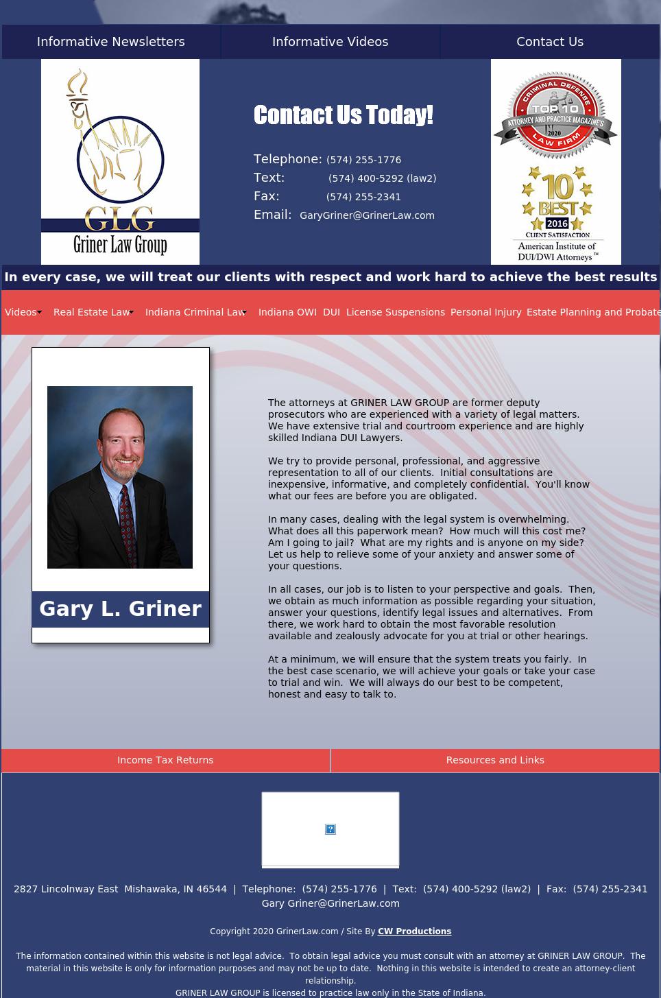 Griner & Company Attorneys at Law - Mishawaka IN Lawyers