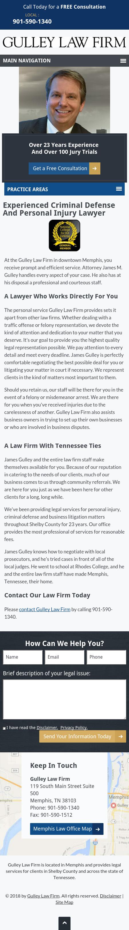 Gulley Law Firm - Memphis TN Lawyers