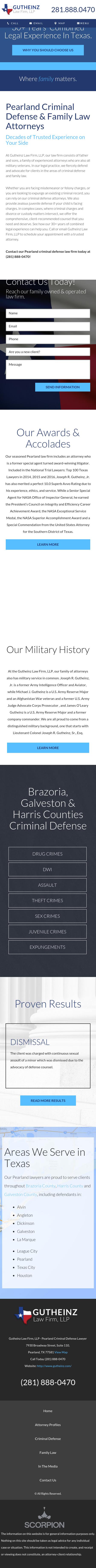 Gutheinz Law Firm LLP - Friendswood TX Lawyers