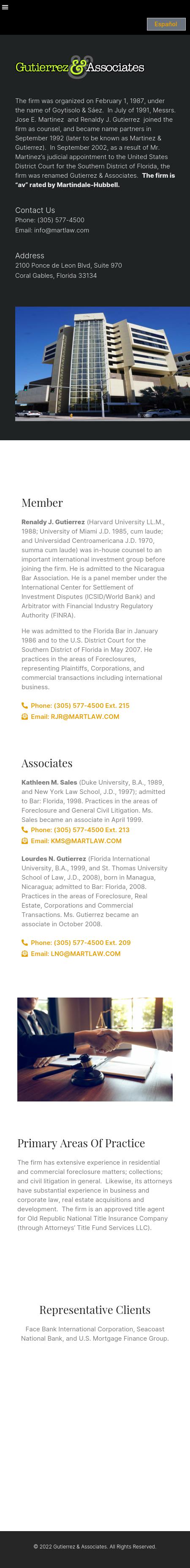Gutierrez & Associates - Miami FL Lawyers
