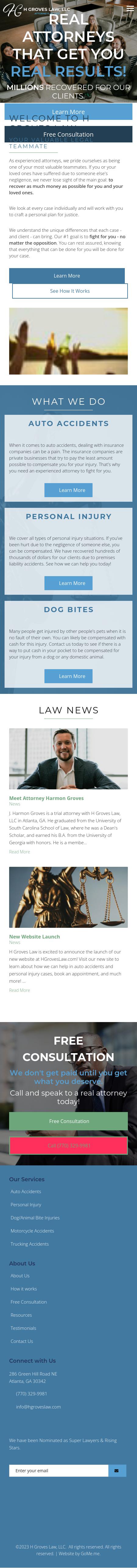 H Groves Law - Atlanta GA Lawyers