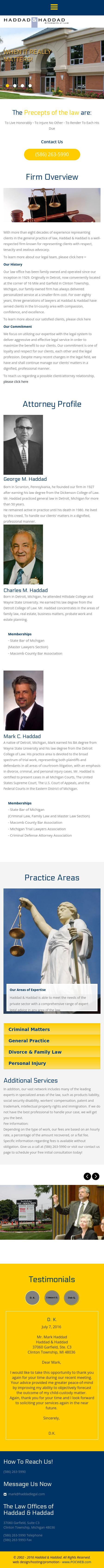 Haddad & Haddad - Clinton Township MI Lawyers