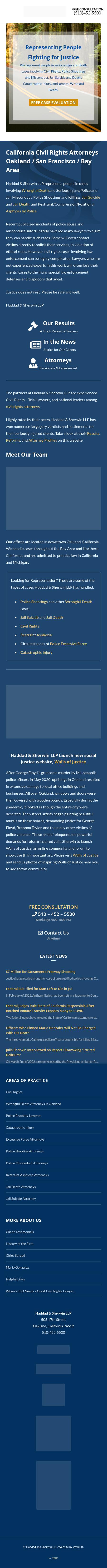 Haddad & Sherwin LLP - Oakland CA Lawyers