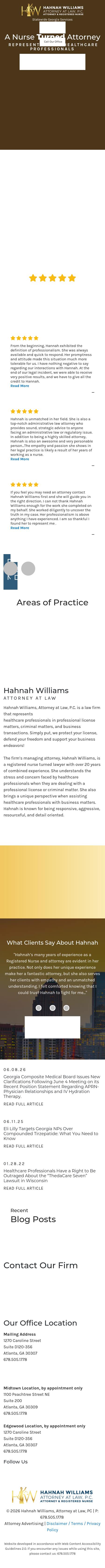 Hahnah Williams - Atlanta GA Lawyers