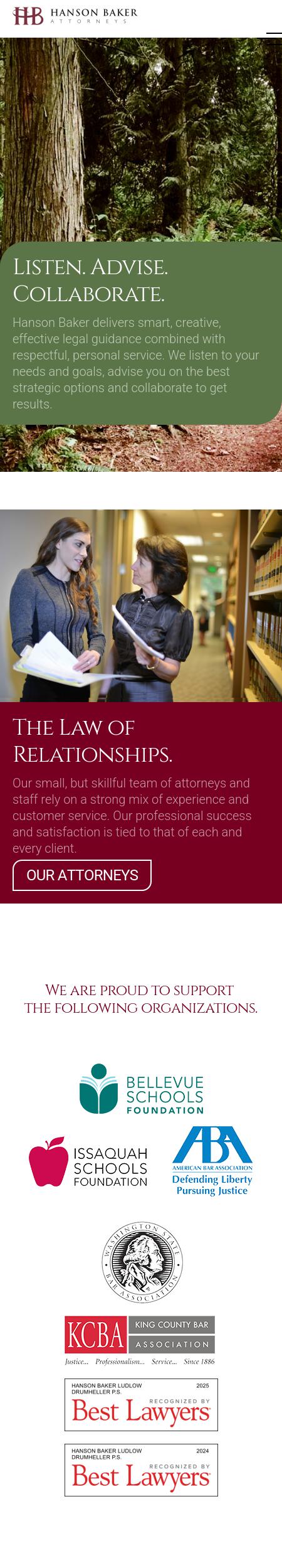 Hanson Baker Ludlow Drumheller PS - Bellevue WA Lawyers