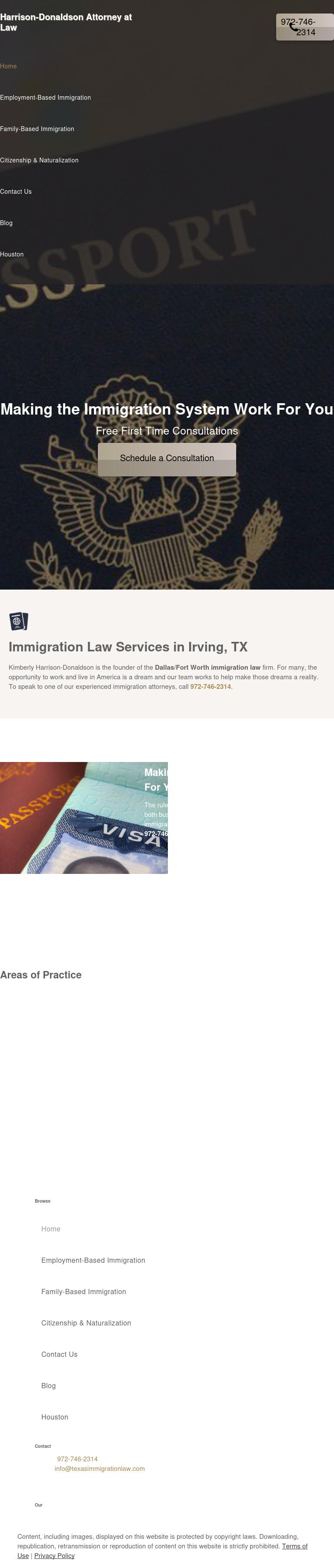 Harrison - Donaldson, Attorney at Law - Irving TX Lawyers