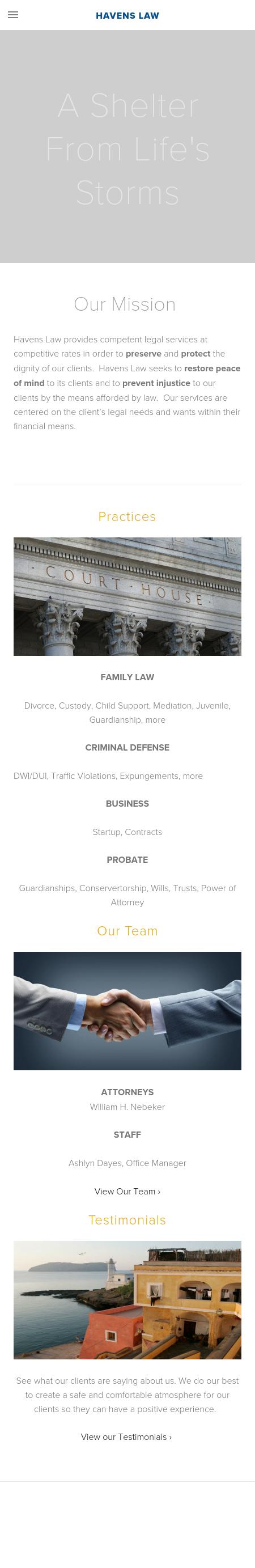 Havens Law LLC - Provo UT Lawyers