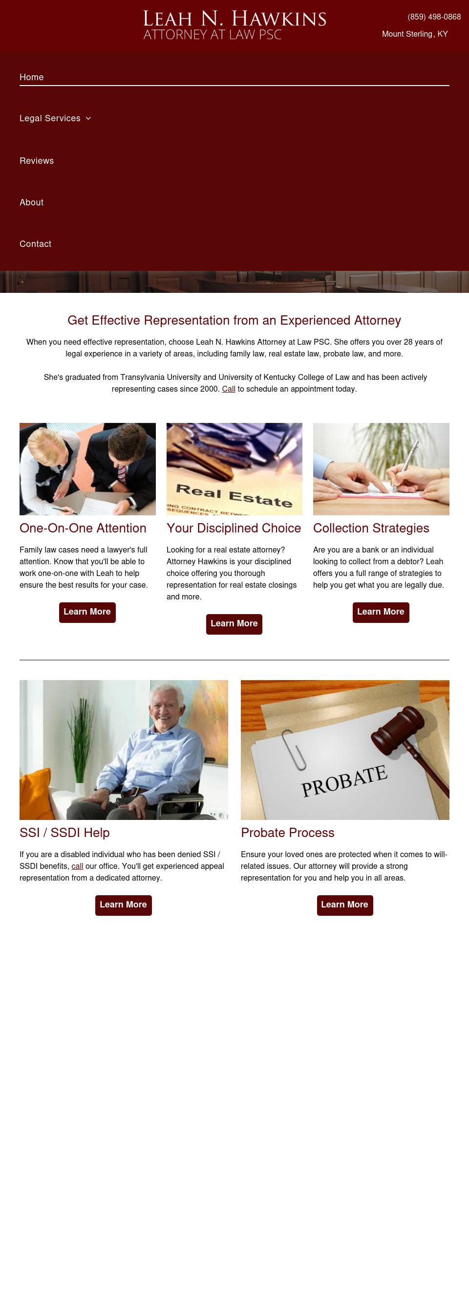 Hawkins Leah Attorney At Law - Mount Sterling KY Lawyers