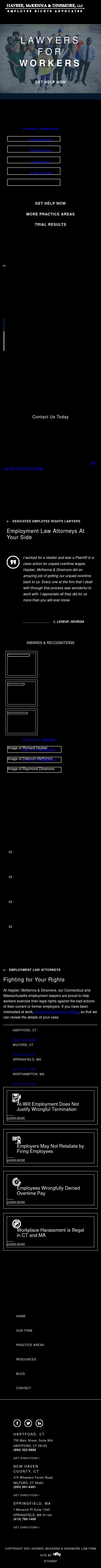 Hayber, McKenna & Dinsmore, LLC - Hartford CT Lawyers