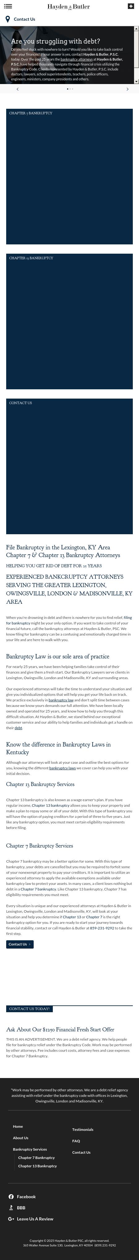 Hayden & Butler, P.S.C. - London KY Lawyers