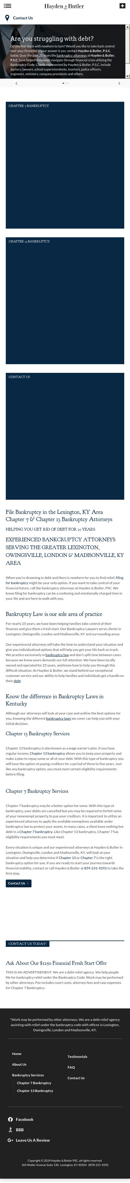 Hayden & Butler, P.S.C. - Madisonville KY Lawyers