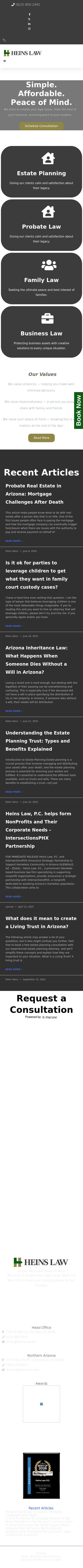 Heins Law, P.C. - Glendale AZ Lawyers