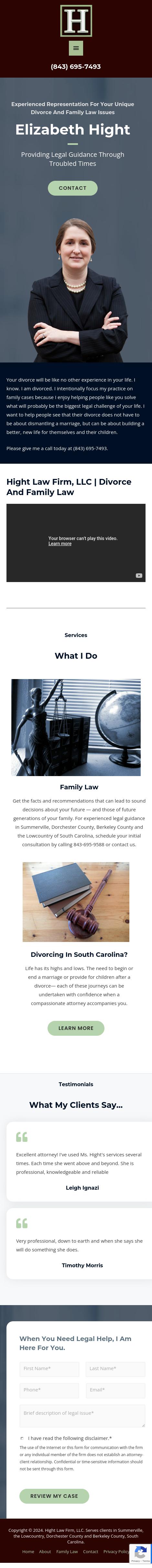 Hight Law Firm, LLC - Summerville SC Lawyers
