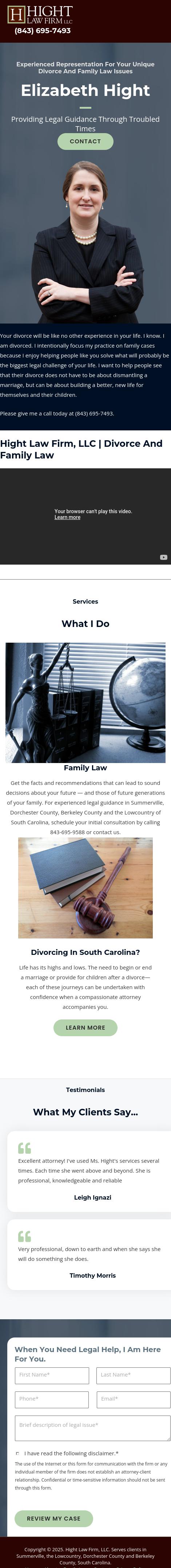 Hight Law Firm, LLC - Summerville SC Lawyers