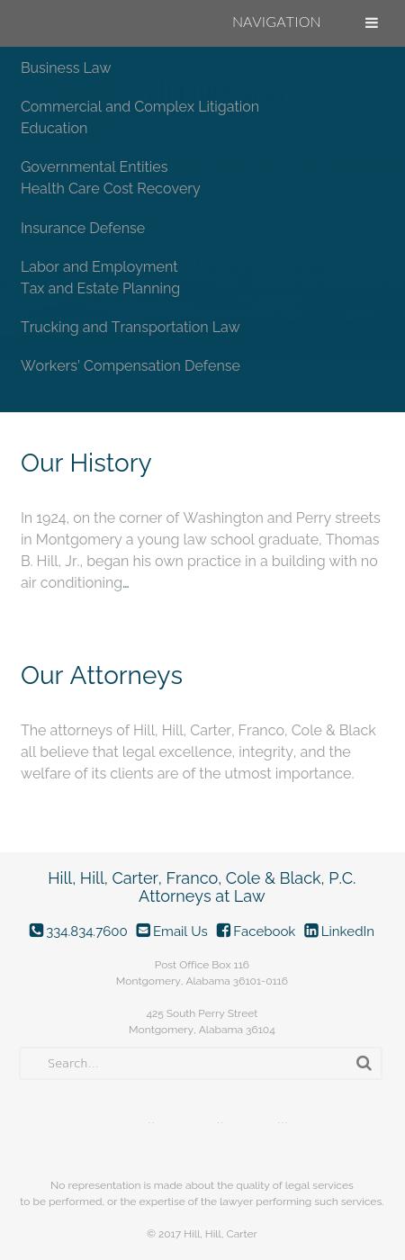 Hill Hill Carter Franco Cole & Black PC - Montgomery AL Lawyers