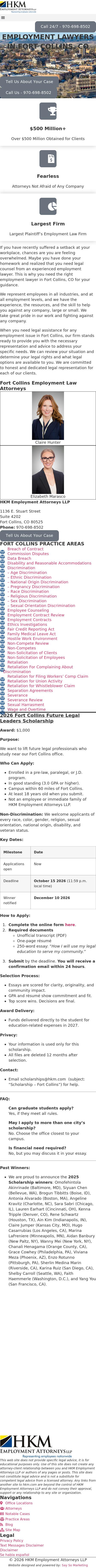 HKM Employment Attorneys LLP - Fort Collins CO Lawyers