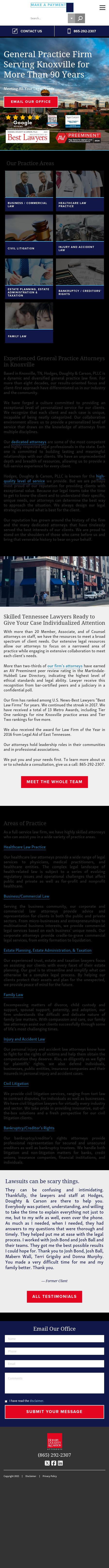 Hodges Doughty & Carson - Knoxville TN Lawyers