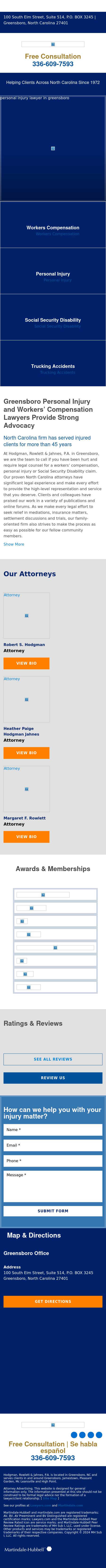 Hodgman, Robert S - Greensboro NC Lawyers