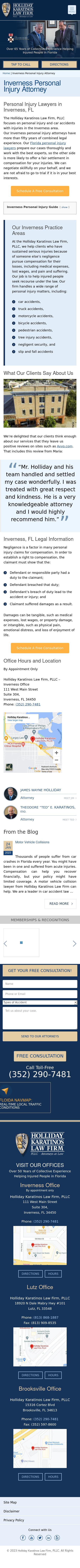 Holliday Karatinos Law Firm, PLLC - Inverness FL Lawyers