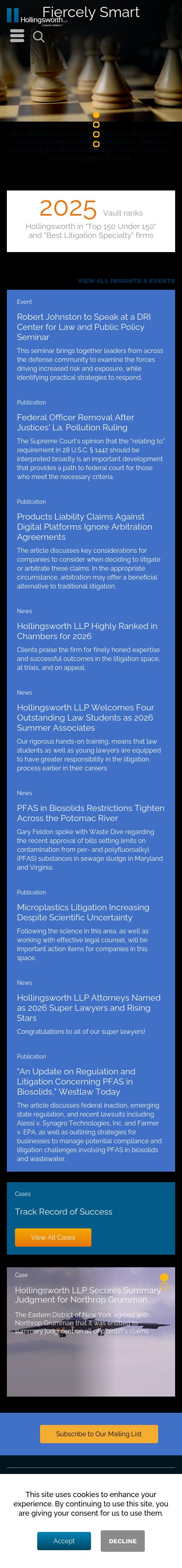 Hollingsworth LLP - Washington DC Lawyers