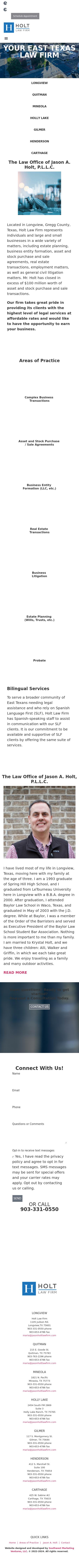 Holt Law Firm - Longview TX Lawyers