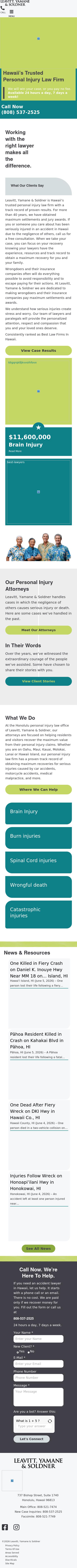 Leavitt, Yamane & Soldner - Honolulu HI Lawyers