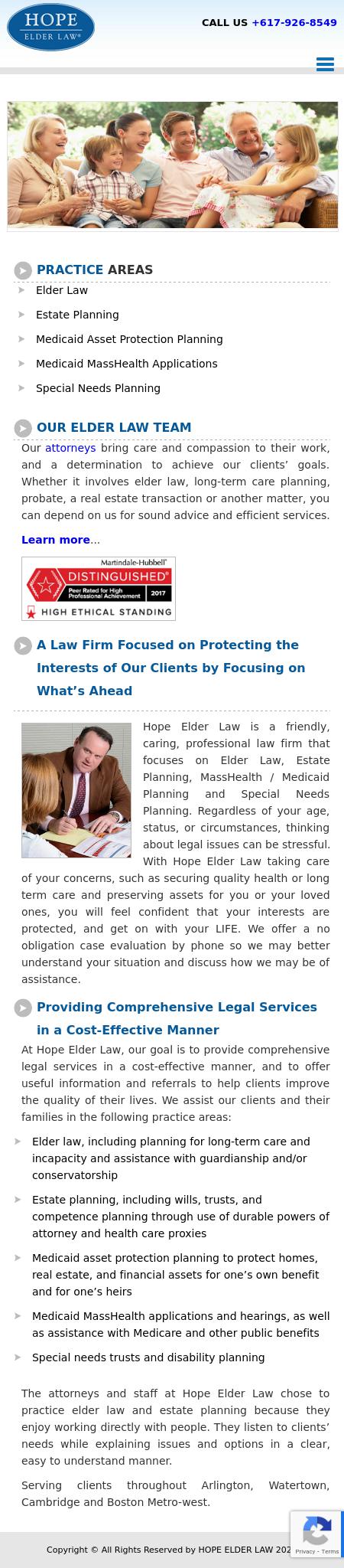 Hope Elder Law - Watertown MA Lawyers