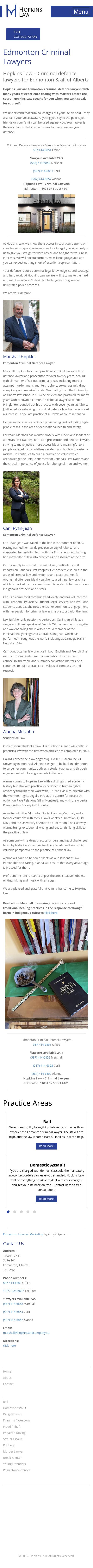 Hopkins Law - Edmonton AL Lawyers