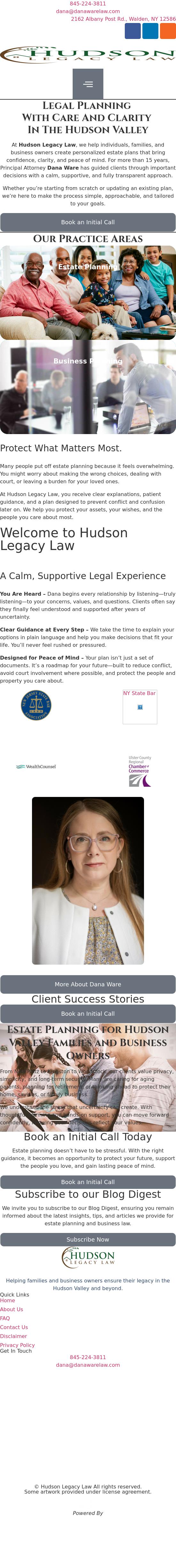Hudson Legacy Law - Walden NY Lawyers