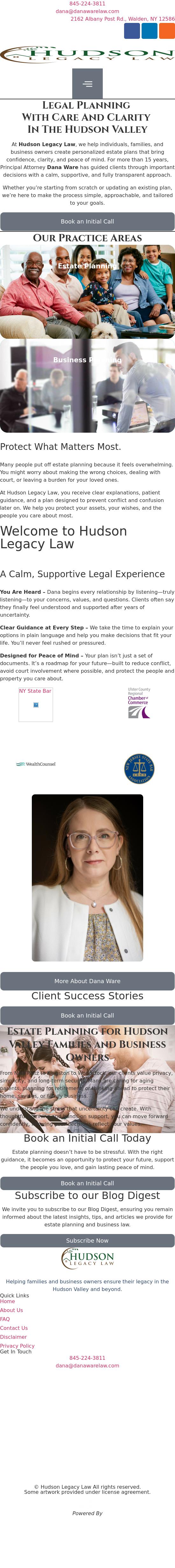 Hudson Legacy Law - Walden NY Lawyers