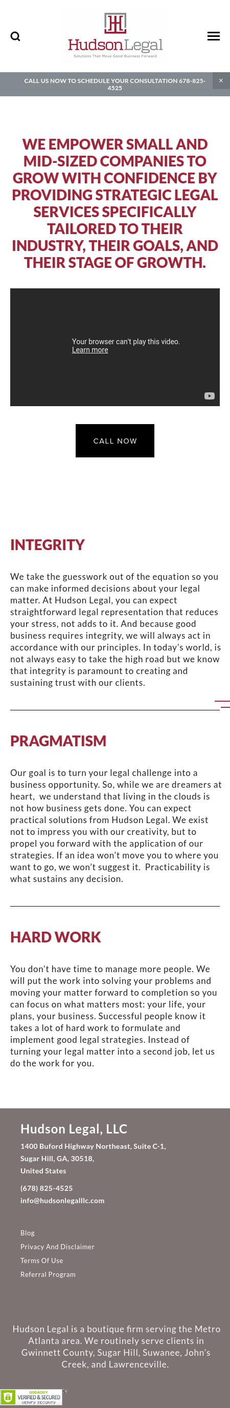 Hudson Legal - Lawrenceville GA Lawyers