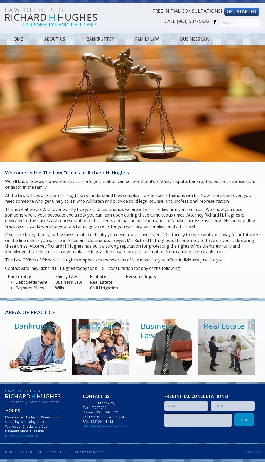 Hughes: Richard H - Tyler TX Lawyers