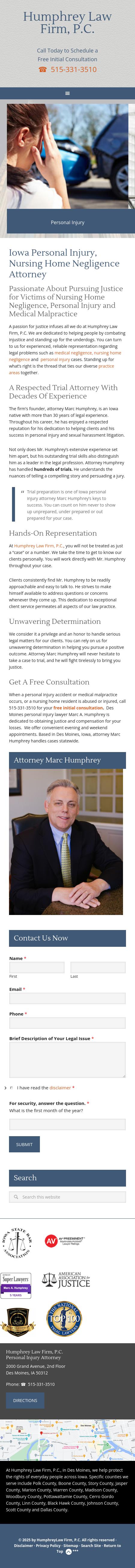 Humphrey Law Firm, P.C. - Des Moines IA Lawyers