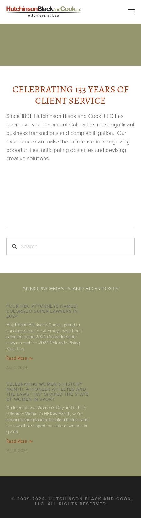 Hutchinson Black And Cook LLC - Boulder CO Lawyers